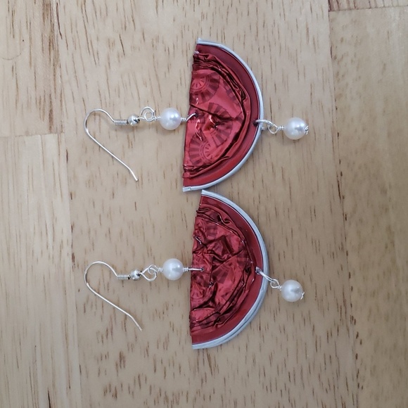 Nespresso capsules earrings - Picture 3 of 6